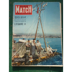 PARIS MATCH n386 du 1 septembre 1956 traversée Atlantique Egaré II...