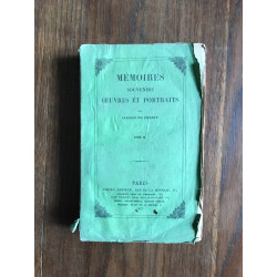 Memoires souvenirs oeuvres et portraits Tome III