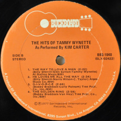 The Hits Of Tammy Wynette As Performed By Kim Carter