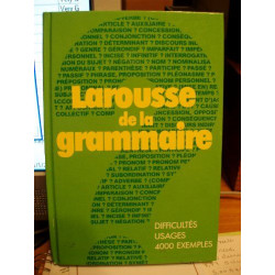 Larousse de la grammaire