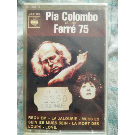 Pia Colombo Ferré 75 Cassette Audio-K7 NEUVE SOUS BLISTER