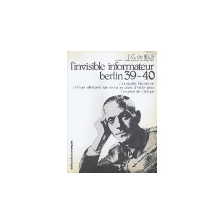 L'INVISIBLE INFORMATEUR NERLIN 39-40 L'INVISIBLE INFORMATEUR NERLIN 39-40