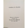 Académie de Stanislas - discours de réception prononcé par Pierre...
