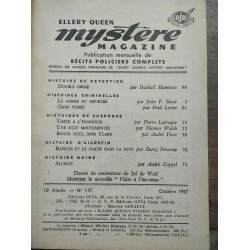 Ellery Queen Mystère Magazine n117 Octobre 1957