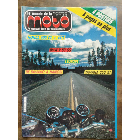 Le Monde de la Moto n130 Novembre 1985