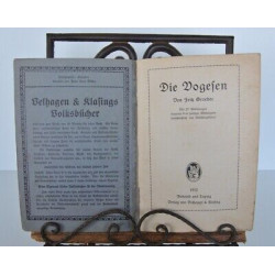 Die Vogesen de Fritz Groeber Verlag von Velhagen Klasing LES VOSGES