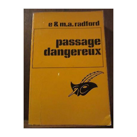 E. M.A. Radford Passage dangereux Le Masque N1170 Champs-Elysées