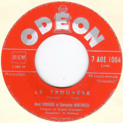 Le Trouvère / Le Nil / La Chanson De Solveig