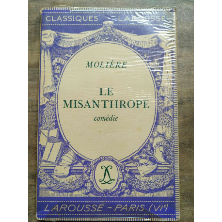molière Le misanthrope Classiques larousse