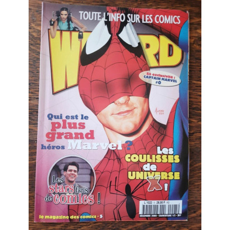 Wizard Magazine Le Magazine des Comics n 5 Coverture 12 Décembre 2001