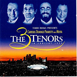 Cd three tenors:pavarotti