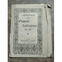 Almanach illustré de la famille Laborieuse pour 1931 téqui 1930