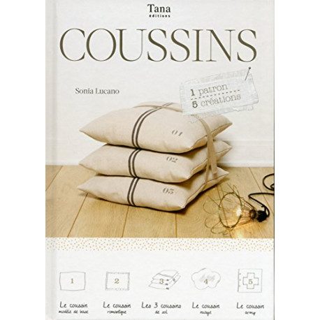 Coussins - 1 patrons - 5 creations Coussins - 1 patrons - 5 creations