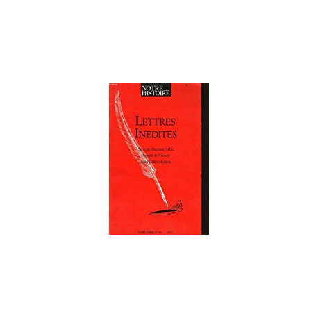 LETTRES INEDITES HORS SERIE N°24 LETTRES INEDITES HORS SERIE N°24