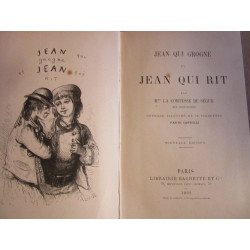 Comtesse de ségur Jean qui grogne et Jean qui rit Hachette cie