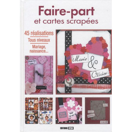 Faire-part et cartes scrapées Faire-part et cartes scrapées