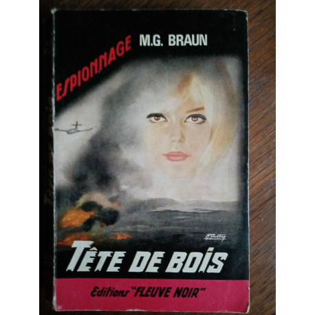 m g Braun Tête de bois Fleuve noir
