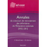 Annales du concours de recrutement des infirmières de l'Education...