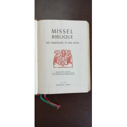 Missel Bibliique Des dimanches et Des fêtes a c r