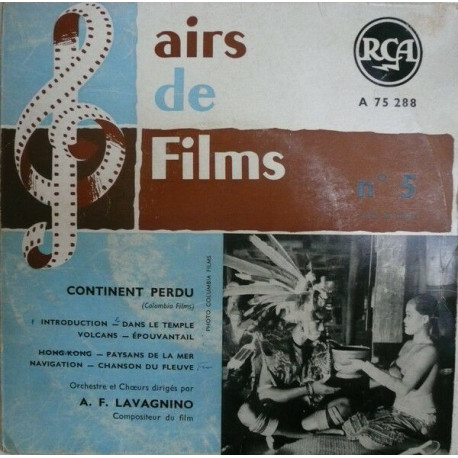 Airs De Films N° 5 - Continent Perdu Airs De Films N° 5 - Continent Perdu