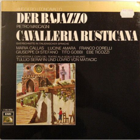 Cavalleria Rusticana / Der Bajazzo (Querschnitte In Italienischer...