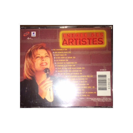 ENTREE DES ARTISTES - NICOLETTA ENTREE DES ARTISTES - NICOLETTA