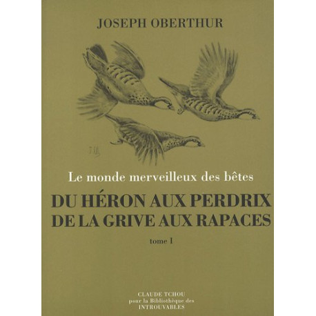 Du Héron aux Perdrix de la Grive aux Rapaces tome 1 Du Héron aux Perdrix de la Grive aux Rapaces tome 1