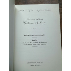Ancienne Collection Guillaume Apollinaire Hôtel Drouot Nº3 27...