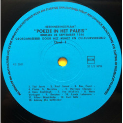 Poëzie In Het Paleis