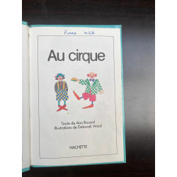 Au cirque Ma première bibliothèque Hachette Hachette