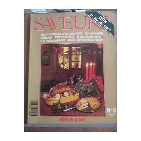 Saveurs n8 Fêtes en alsace novembre décembre 1990