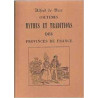 COUTUMES MYTHES ET TRADITIONS DES PROVINCES DE FRANCE