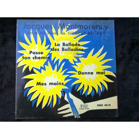 Jacques Montmorency chante les succès de Gilbert Bécaud 45 tours... Jacques Montmorency chante les succès de Gilbert Bécaud 45 tours...