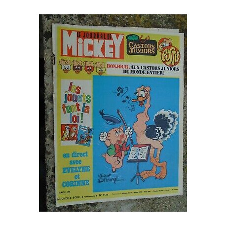 Le Journal de Mickey hebdomadaire N 1123