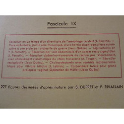 Jean quénu Nouvelle Pratique Chirurgicale illustrée Fascicule ix