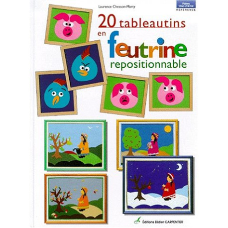 Avec la feutrine (20 tableautins) Avec la feutrine (20 tableautins)