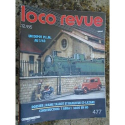 Loco Revue n 477 décembre 1985