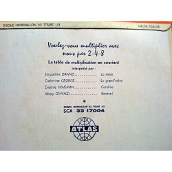 dannovoulez-vous multiplier avec nous tables par 2-4-8 33t SCA 33...