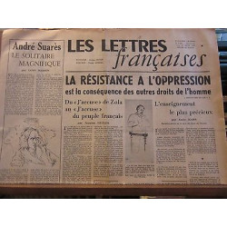 Les Lettres Françaises n191 15 Janvier 1948 paulhan peynet effel zola