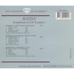 DIAMANTS DU CLASSIQUE : HAYDN SYM. N° 104 « Londres » N° 22 « Le...