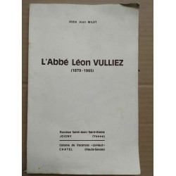 Abbé L'Abbé Léon Vulliez 1879 1965 1966