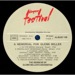 A Memorial For Glenn Miller Vol.1