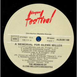 A Memorial For Glenn Miller Vol.1