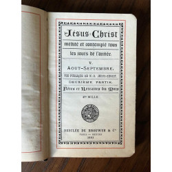 Jésus Christ médité et contemplé tous les jours de l'année Tome 1 6
