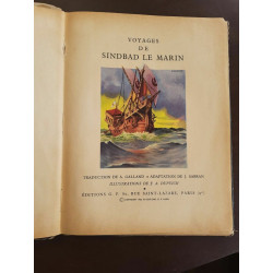 Voyages de Sindbad Le Marin Bibliothèque Rouge bleue