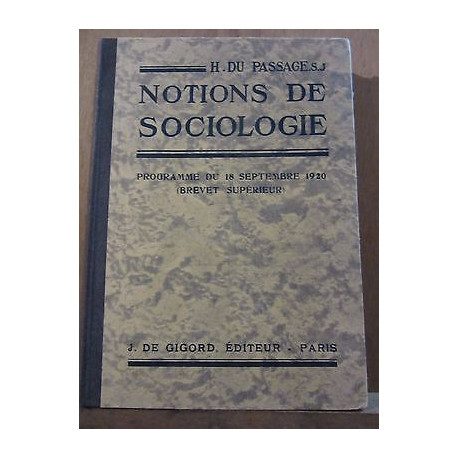 h du passage Notions de sociologie programme du 18 sept j