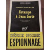 Estampe à l'eau forte Gallimard Série Noire n1153