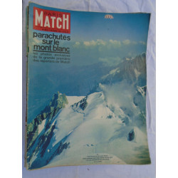 Magazine Paris Match - 652 - octobre 1961 - Parachutes sur le...