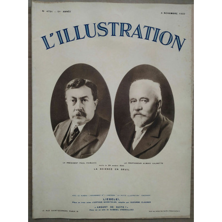 L'Illustration n4731 4 Novembre 1933 La Petite Illustration n648... L'Illustration n4731 4 Novembre 1933 La Petite Illustration n648...