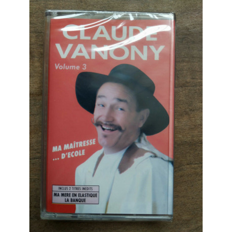 Claude vanony Ma maîtresse d'école Volume 3 Cassette Audio NEUVE... Claude vanony Ma maîtresse d'école Volume 3 Cassette Audio NEUVE...